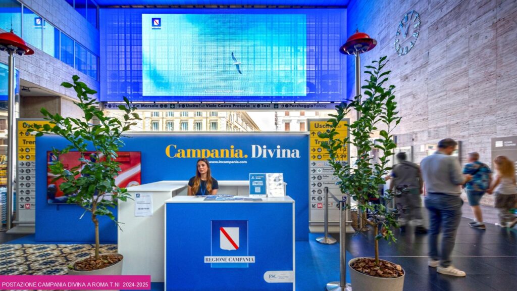 CAMPANIA DIVINA - 2020-2025 Presentazione campagne di comunciazione nelle 14 grandi stazioni ferroviarie